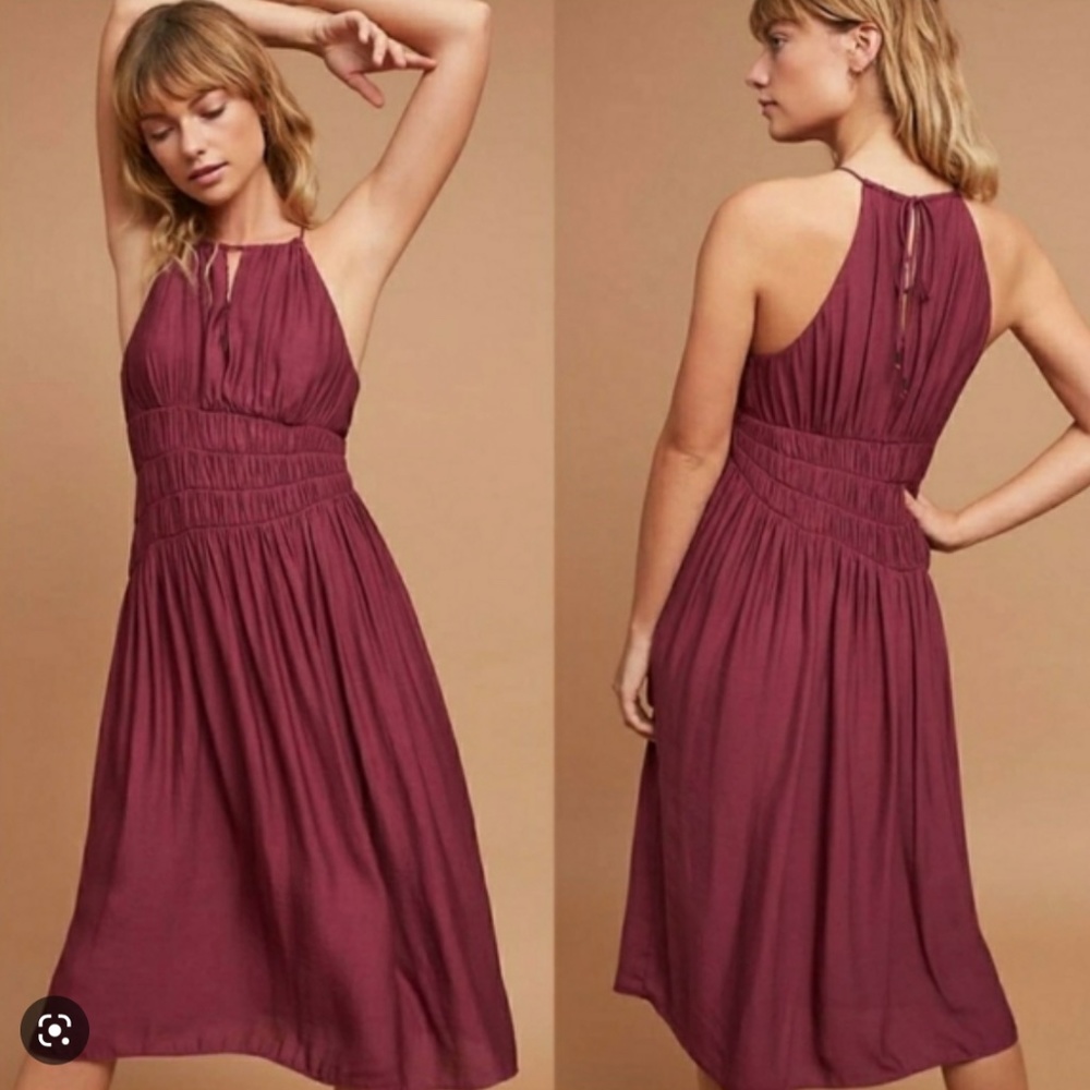New with Tags - Moulinette Soeurs Smocked Halter Dress - Size 4